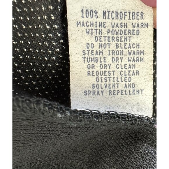 Zero Restriction Wind Stopper Pullover Black 1/4 Zip Vintage Medium - Picture 11 of 12